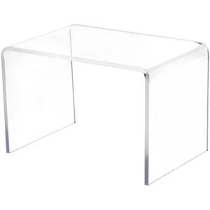 Plymor Clear Acrylic Rectangular Display Riser, 3" H x 4.5" W x 3" D - Picture 1 of 3