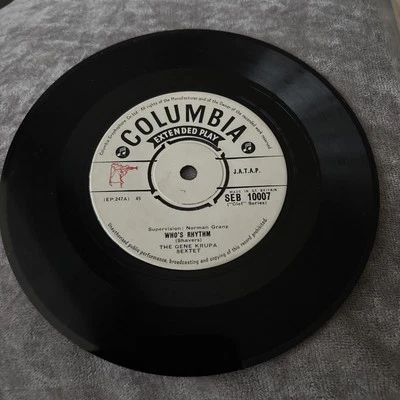 The Gene Krupa Sextet - Who’s Rhythm/ Second helping blues (7", EP). VG+/VG - Image 1 of 4