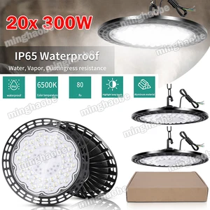 20x 300W UFO LED Hallenbeleuchtung Industrielampe Hochregal Hallenstrahler Lampe - Bild 1 von 20