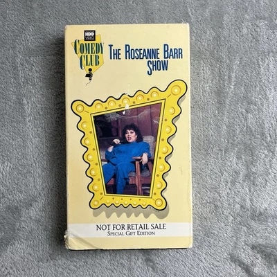 The Roseanne Barr Show VHS Tape Vintage 80s 1987 HBO Comedy Club Hour Special - Image 1 of 3