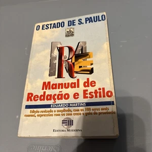 MANUAL DE REDACAO E ESTILO: O ESTADO DE SAO PAULO By Eduardo Martins *Excellent* - Picture 1 of 5