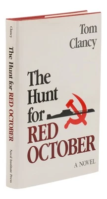The Hunt for Red October ~ by TOM CLANCY ~ First Edition ~ 1st Printing ~ 1984  - Image 1 of 4
