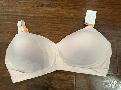 Sujetador alisador de espalda Warners sin efectos secundarios 3XL rubor inalámbrico RA2231A NUEVO CON ETIQUETAS Foto 1 de 4