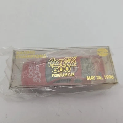 Coca-Cola 600 Charlotte Program Car 1996 5-26-96 Racing Champions 1:64 de colección NUEVO Foto 1 de 4
