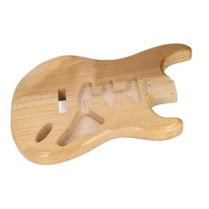 Unfinished Electric Guitar Body Walnut Wood Blank Triple Single Pickup Hole HEE - Picture 1 of 12