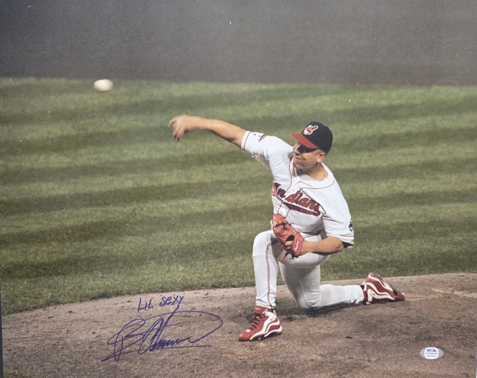 Bartolo Colon Cleveland Indians Angels Mets Autographed 16x20 INSC PSA/DNA COA - Image 1 of 1