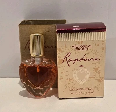Victoria's Secret Rapture Colonia Cartera Viaje Spray .38oz Botella en Forma de Corazón Foto 1 de 4
