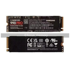 Unidad interna de estado sólido SAMSUNG SSD 990 PRO 1TB PCIe 4.0 NVMe M.2 para portátil - Imagen 1 de 12