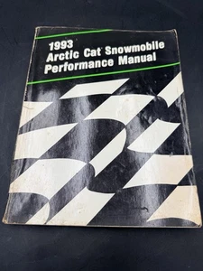 Arctic Cat	1993 Team Arctic Snowmobile HIGH Performance Manual ☆ USA - Picture 1 of 3
