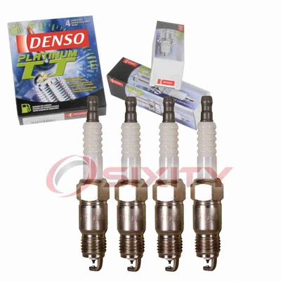 4 шт платиновых свечей зажигания Denso TT для 1985 Buick Somerset Regal 2,5 л L4 ie - Изображение 1 из 4
