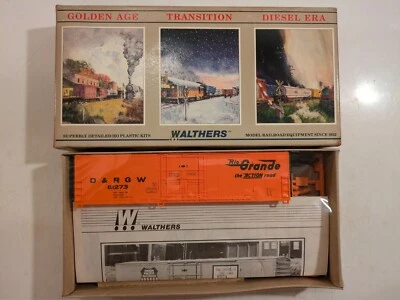 HO FGE Insulated Boxcar D&RGW Denver Rio Grande W Kit NIB NOS Item# 932-4754 - Image 1 of 2