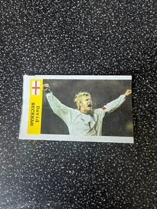 DAVID BECKHAM BUBBLE GUM WRAPPERS.ULTRA RARE! - Picture 1 of 1