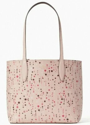Bolso de Regalo Kate Spade Twinkle Reversible Cuero Rosa Pálido Púrpura K4743 Nuevo con Etiquetas Foto 1 de 4