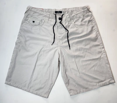 Bañador True Religion Board Shorts Para Hombre Talla 34 Marfil Ricky Relajado Recto Foto 1 de 4