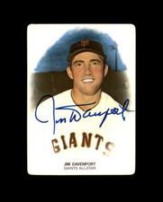Jim Davenport Hand Signed 1984 Mother's Cookies All Star San Francisco Giants Au