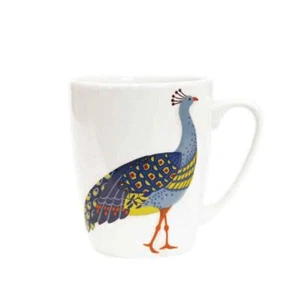 Churchill Queens Mug Coffee China Tea Cup 400ml Peacocks Oak Paradise Birds - Picture 1 of 1
