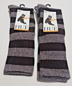 HUE WOMEN'S ANKLE COWGIRL BOOT SOCKS ESPRESSO ONE SIZE - 2 PAIR - NWT - Picture 1 of 6