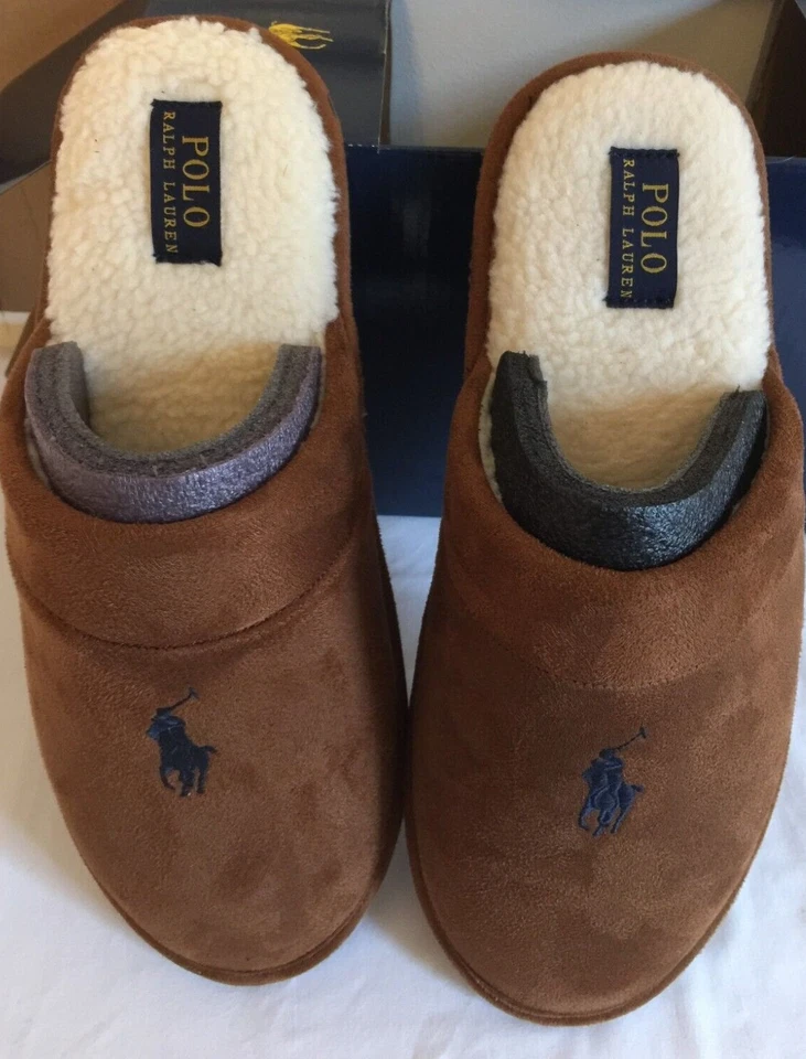 Nuevo con etiquetas Zapatillas Polo Ralph Lauren de espuma viscoelástica para hombre marrón claro Foto 1 de 1