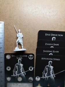 SWORD MASTER  MINIATURE + CARD / DARK SOULS PHANTOMS  BOARDGAME G113 - Imagen 1 de 1
