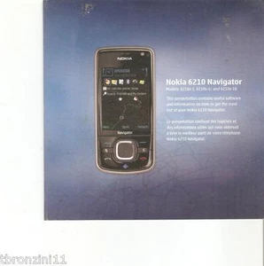 NOKIA 6210 NAVIGATOR - CD - 2008 - solo programma CD - Zdjęcie 1 z 1