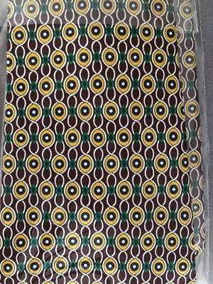 Nuevo con etiquetas Corbata Hombre Estándar Marco Polo Italiano Azul Verde Amarillo Geo Foto 1 de 4