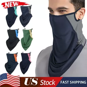 Neck Gaiter Bandana Face Mask Sun Cooling Scarf Gator Cover Head for Men Women - Picture 1 of 26