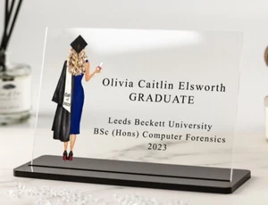Regalo de graduación, regalo de grado para hija, nieta, mejores amigos, acrílico - Imagen 1 de 7