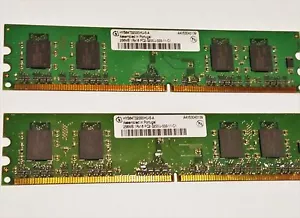 Infineon Memory Module RAM 512MB (2x256MB) 1Rx16 PC2-3200U-333-11-C1 - Picture 1 of 3