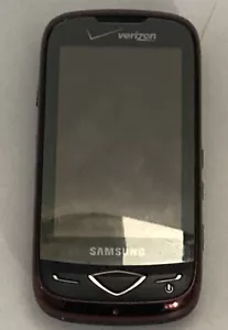 Samsung SCH-U820 Reality Verizon Cell Phone Black Red keyboard touchscreen MINT - Picture 1 of 5