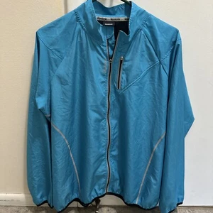 Reebok blaue leichte Windbreaker Jacke Größe M Damen - Bild 1 von 6