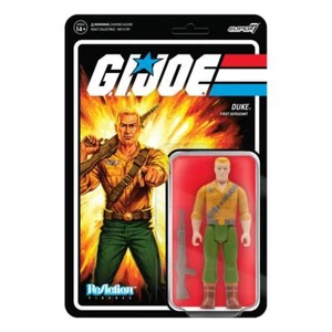 G.I. Joe Duke First Sergeant ReAction 3 3/4 Inch Figur 10cm Super7 - Bild 1 von 2