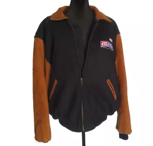 VINTAGE Golden Bear® Made in USA Wool Leather Award Jacket For Gasoline Sales - Bild 1 von 23