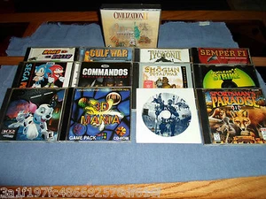 LOT OF PC GAMES / 25 COMPUTER GAMES (EXCELLENT CONDITION) - Picture 1 of 4