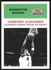 2001-02 Fleer Platinum Anniversary Edition #218 Courtney Alexander HL /21