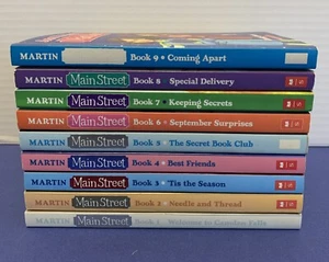 Lot of 9 ~ Paperback Books ~ Ann M. Martin ~ MAIN STREET ~ CAMDEN FALLS ~ #1-9 - Picture 1 of 13