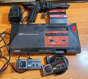 Sega Master System Lot. Console And Games