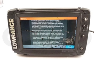 LOWRANCE ELITE 7 TI MULTIFUNCTION FISHFINDER BOAT SONAR DISPLAY HEAD UNIT SCREEN - Picture 1 of 7