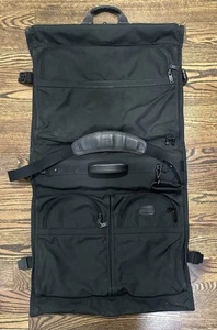 Tumi Alpha Carry On Garment Bag Ballistic Nylon Travel Luggage Black - 228D3 - Picture 1 of 12