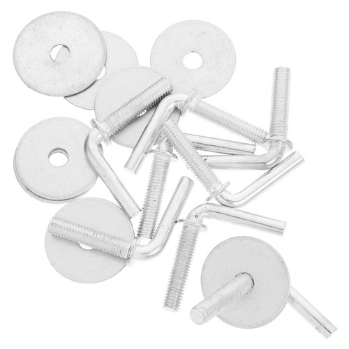 Silver Iron Fan Mounting Screw Set 8Pcs Durable Fasteners for Fan Base ...