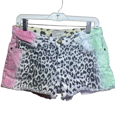 Pantalones Cortos Cortos Current Elliott Leopardo Talla 26/0 Foto 1 de 4