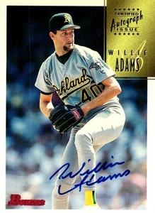 Bowman 1997 - Autógrafo Willie Adams #CA3 tinta dorada (AU) - Imagen 1 de 2