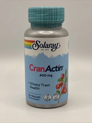 Solaray CranActin 400 mg - 60 cápsulas vegetales Foto 1 de 4