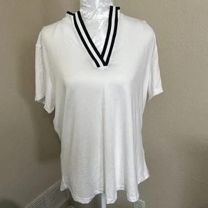 TAIL White Label Golf Shirt Top Women’s Size XL Mock Neck Athletic Short Sleeve - Picture 1 of 10