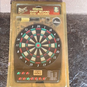 Halex Meteor 500 Electronic Dart Board with Scorer - Black and Red - Picture 1 of 6