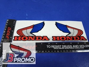 Honda 1985 ATC 200x 350x Gas Petro Fuel Tank Wings Stickers Decals Emblems - Picture 1 of 1