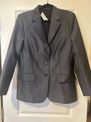 Blazer Tory Burch 12 Gris Lana Hecho en Portugal Foto 1 de 4