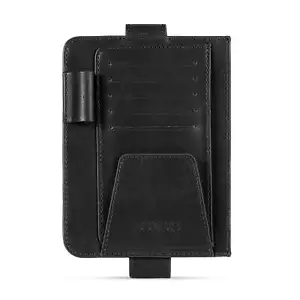 Leder Auto Visier Organizer, Sonnenblende Aufbewahrung mit Stiftschlitz - Bild 1 von 22
