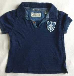 Scotch Shrunk Navy Blue Polo T-Shirt Size 4 Years EU 104 - Picture 1 of 20