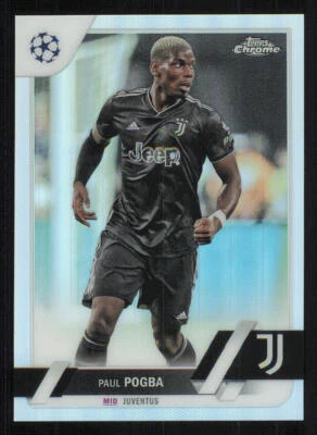 2022-23 Topps Chrome UEFA Club Competitions Refractors #108 Paul Pogba - Image 1 of 2