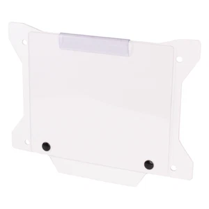 TRIALS NUMBER BOARD PLATE WITH WINDOW WHITE SHERCO BETA MONTESA GAS GAS TY TRS - Picture 1 of 1